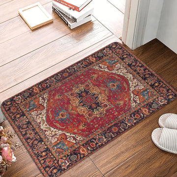 Moroccan ethnic decorative bath mat soft kitchen mat family living room carpet door mat small rug bathroom floor mat anti-slip